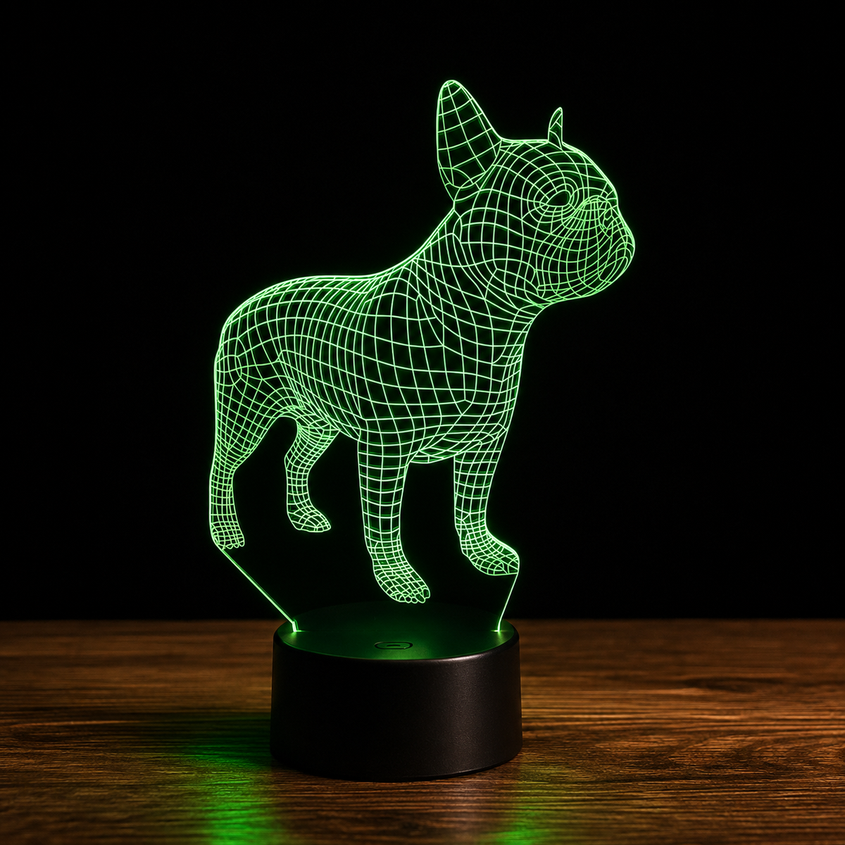 Frenchie Dog Lampe led 3d