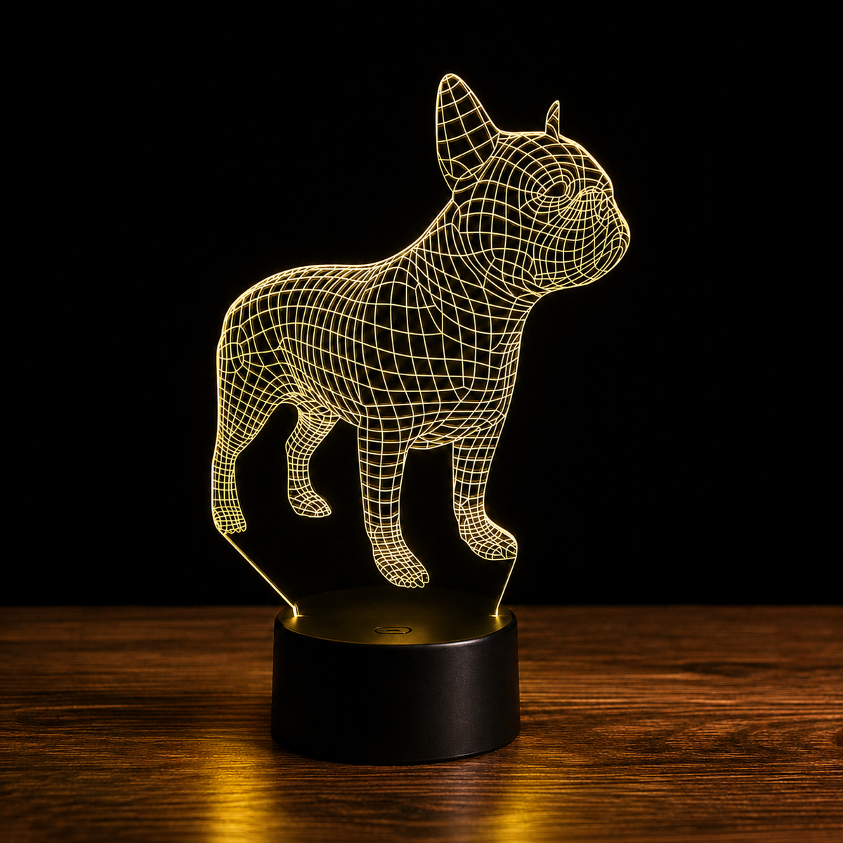 Frenchie Dog Lampe led 3d
