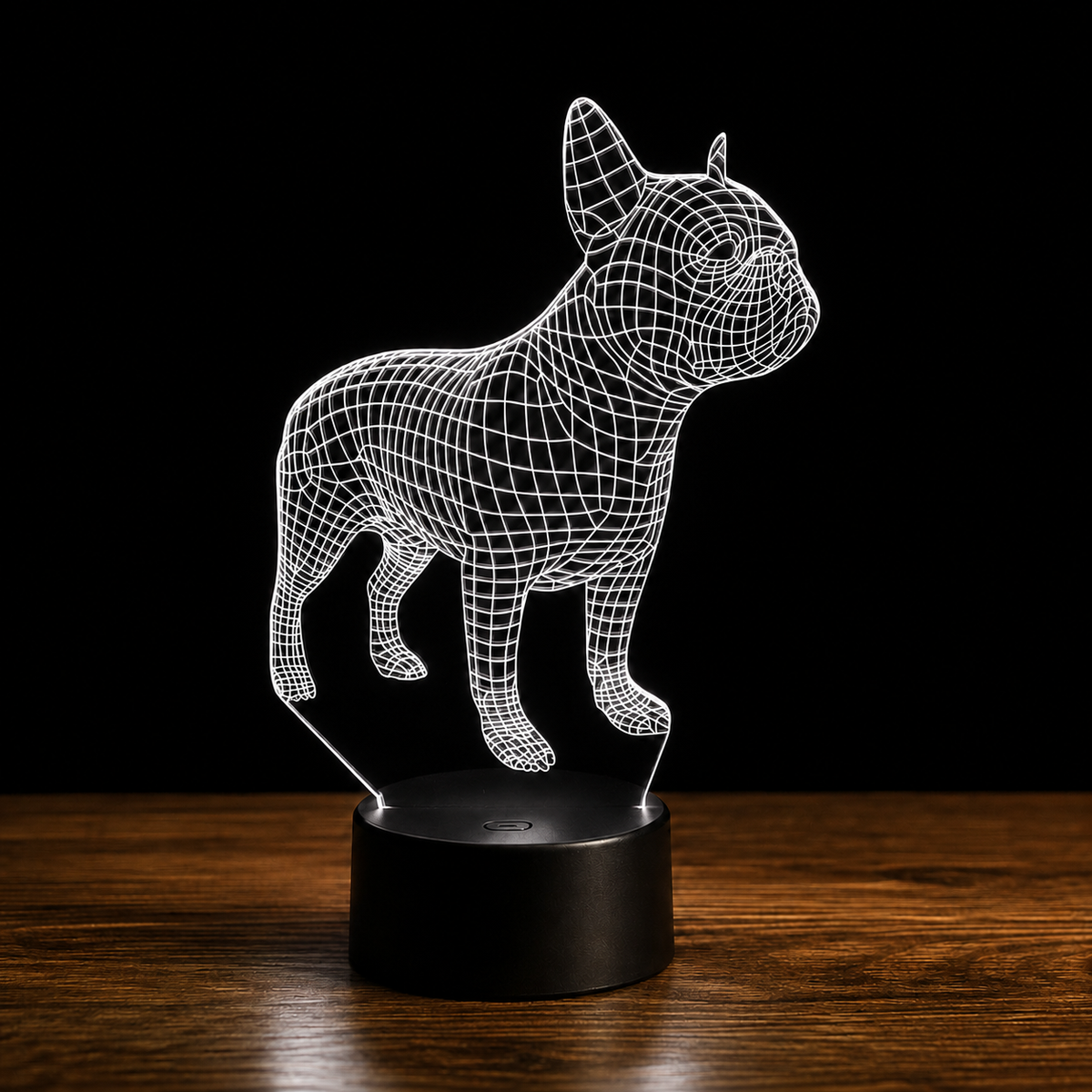 Frenchie Dog Lampe led 3d