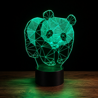 Panda Lampe led 3d