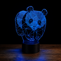 Panda Lampe led 3d