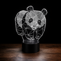 Panda Lampe led 3d