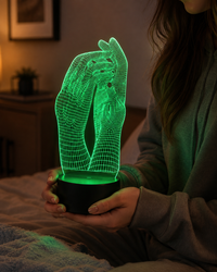 Lampe Amour 3D — Veilleuse LED Multicolore