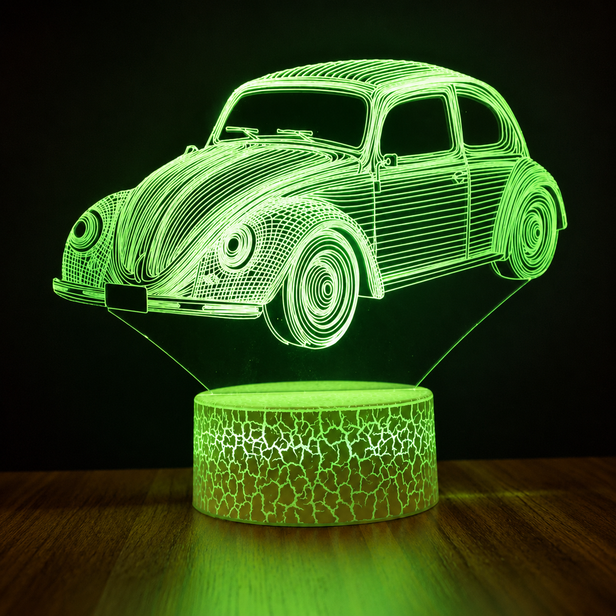 Voiture vintage Lampe led 3d