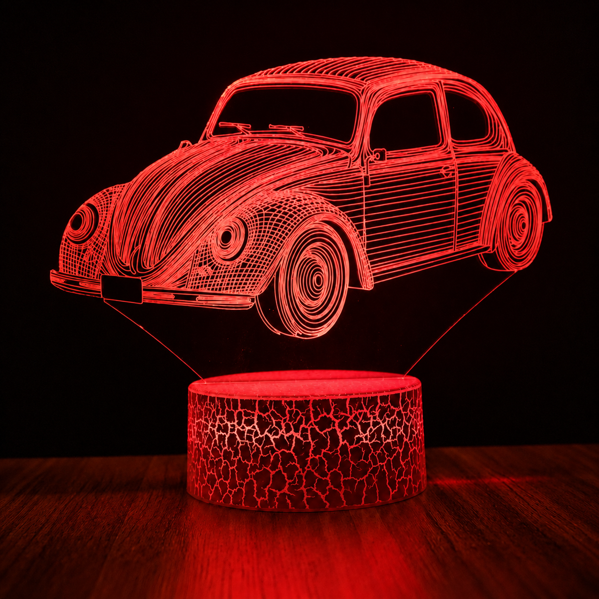 Voiture vintage Lampe led 3d