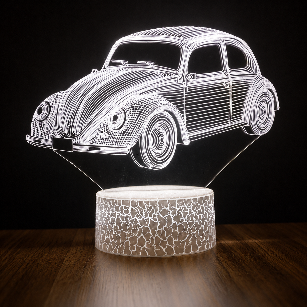 Voiture vintage Lampe led 3d