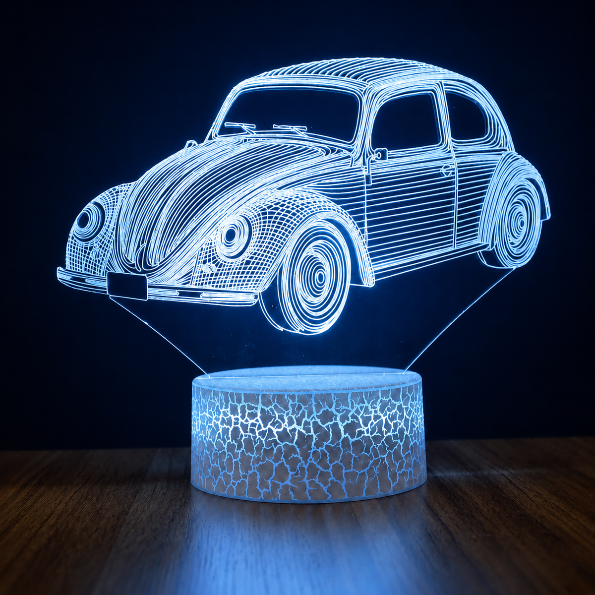 Voiture vintage Lampe led 3d