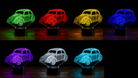 Voiture vintage Lampe led 3d