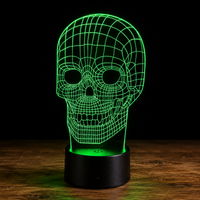 Día de los Muertos Lampe led 3D