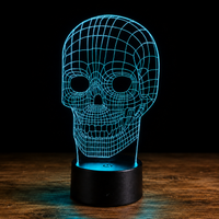 Día de los Muertos Lampe led 3D