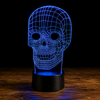 Día de los Muertos Lampe led 3D