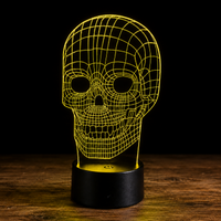 Día de los Muertos Lampe led 3D