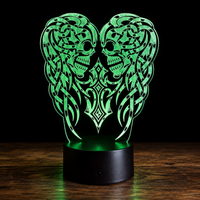 Día de los Muertos Lampe led 3D