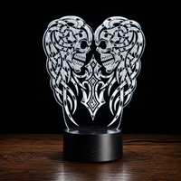 Día de los Muertos Lampe led 3D