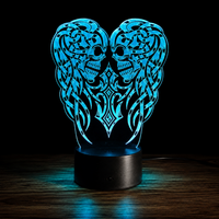 Día de los Muertos Lampe led 3D