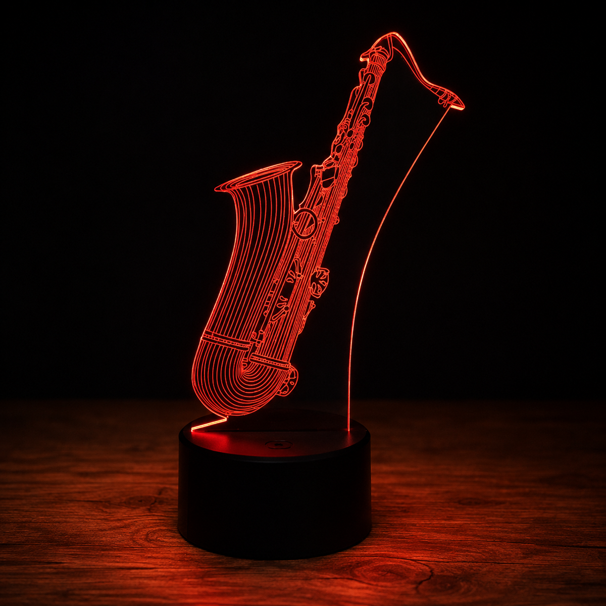 saxophone alto Lampe led 3d