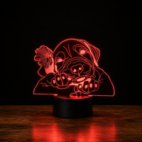Lampe 3D Chien - Veilleuse LED avec Application