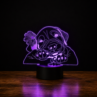 Lampe 3D Chien - Veilleuse LED avec Application