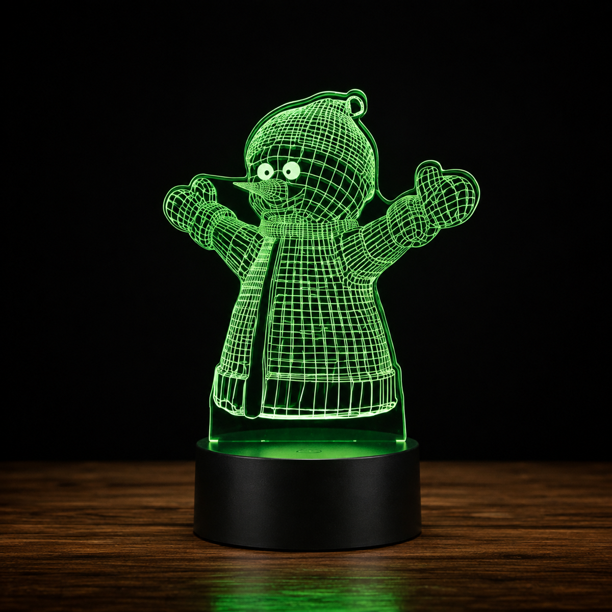 Lampe 3D de Noël - Veilleuse LED Tactile
