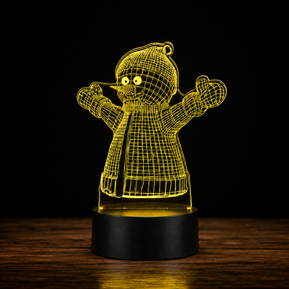 Lampe 3D de Noël - Veilleuse LED Tactile
