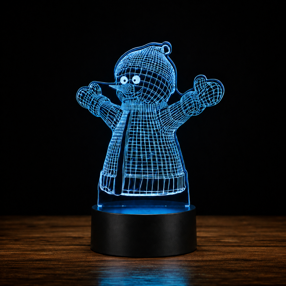 Lampe 3D de Noël - Veilleuse LED Tactile