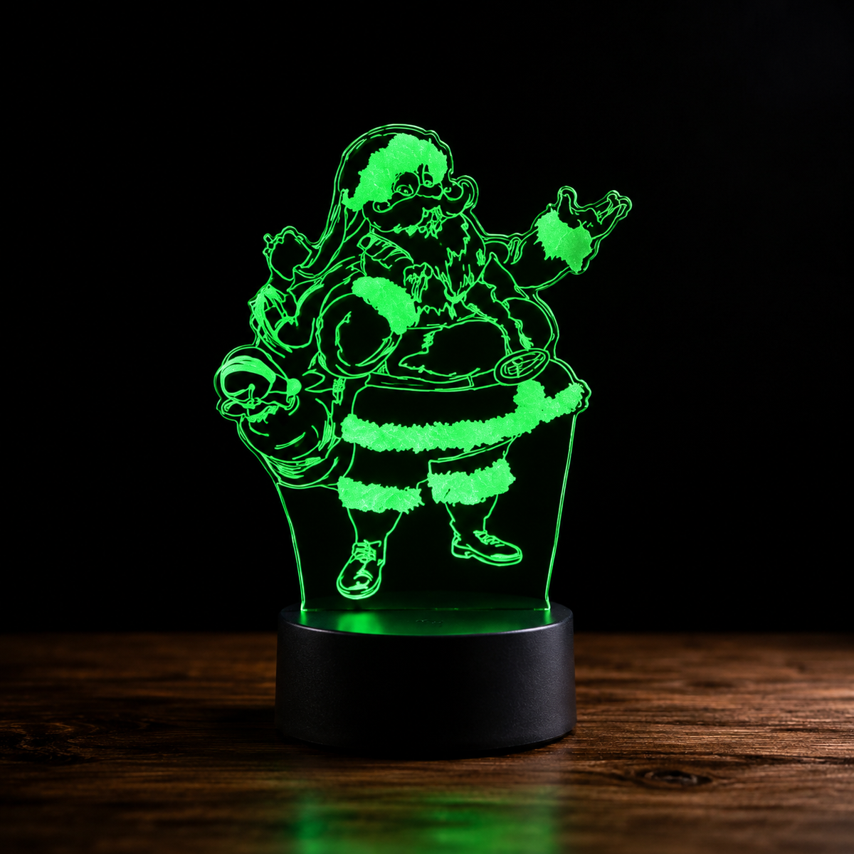 Lampe 3D de Noël - Veilleuse LED Tactile