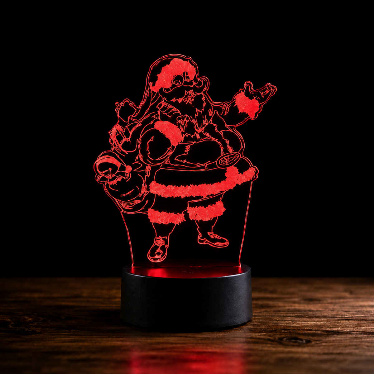 Lampe 3D de Noël - Veilleuse LED Tactile