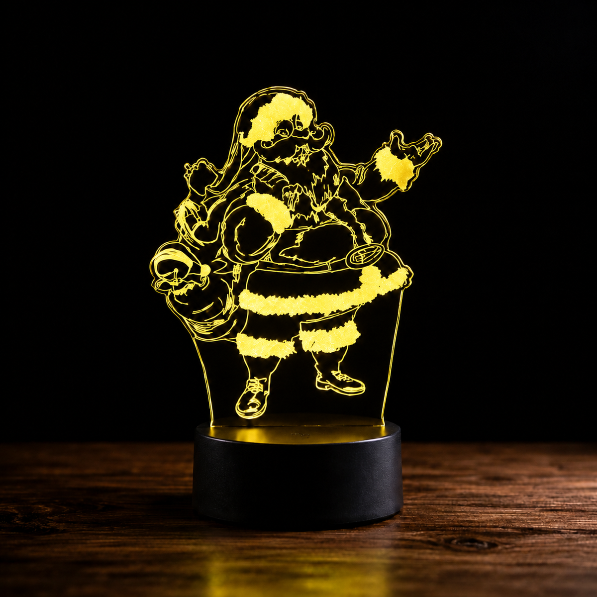 Lampe 3D de Noël - Veilleuse LED Tactile