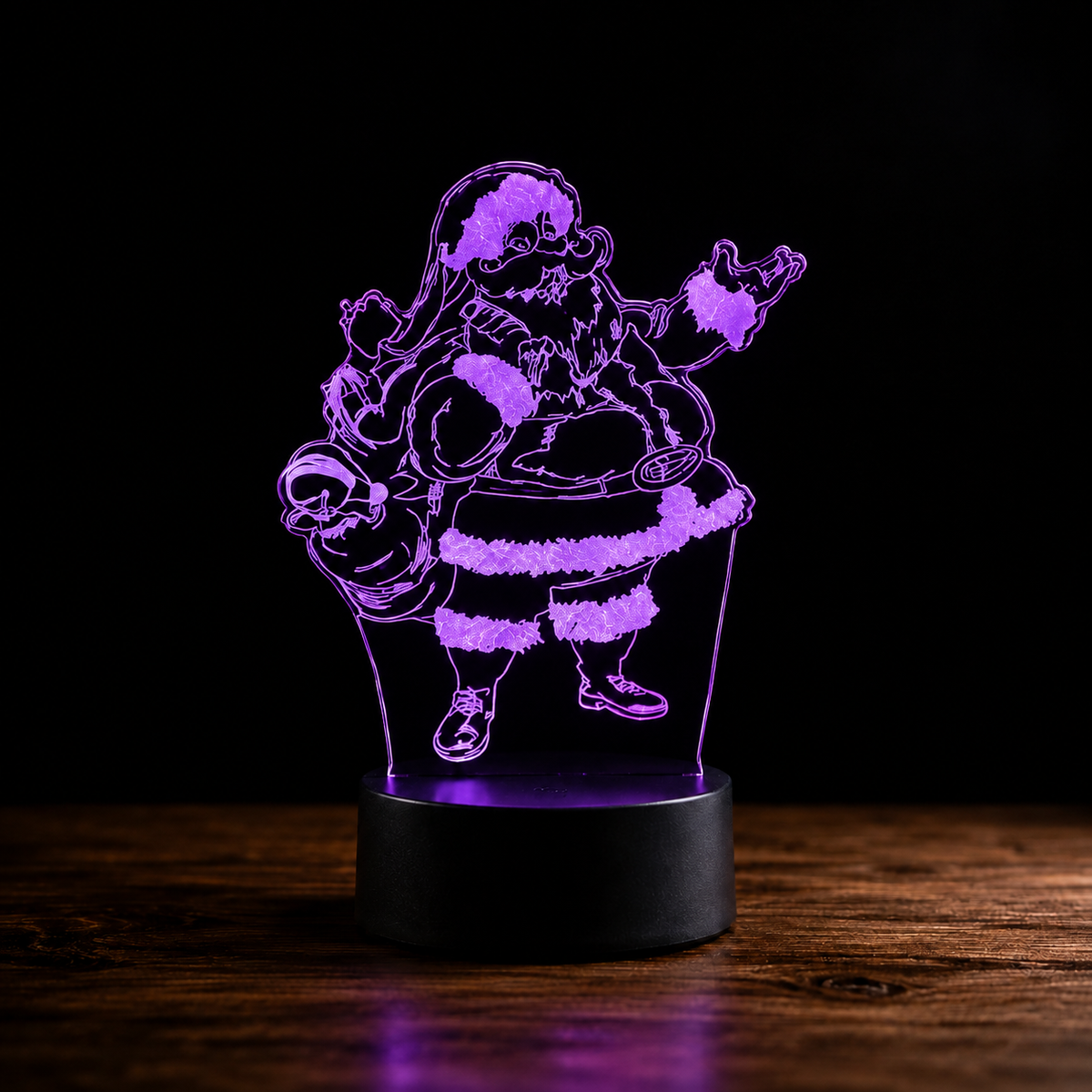 Lampe 3D de Noël - Veilleuse LED Tactile