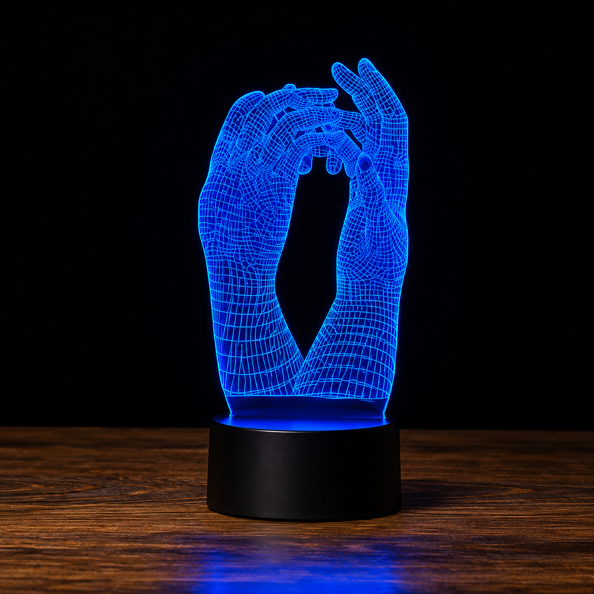 Lampe Amour 3D — Veilleuse LED Multicolore