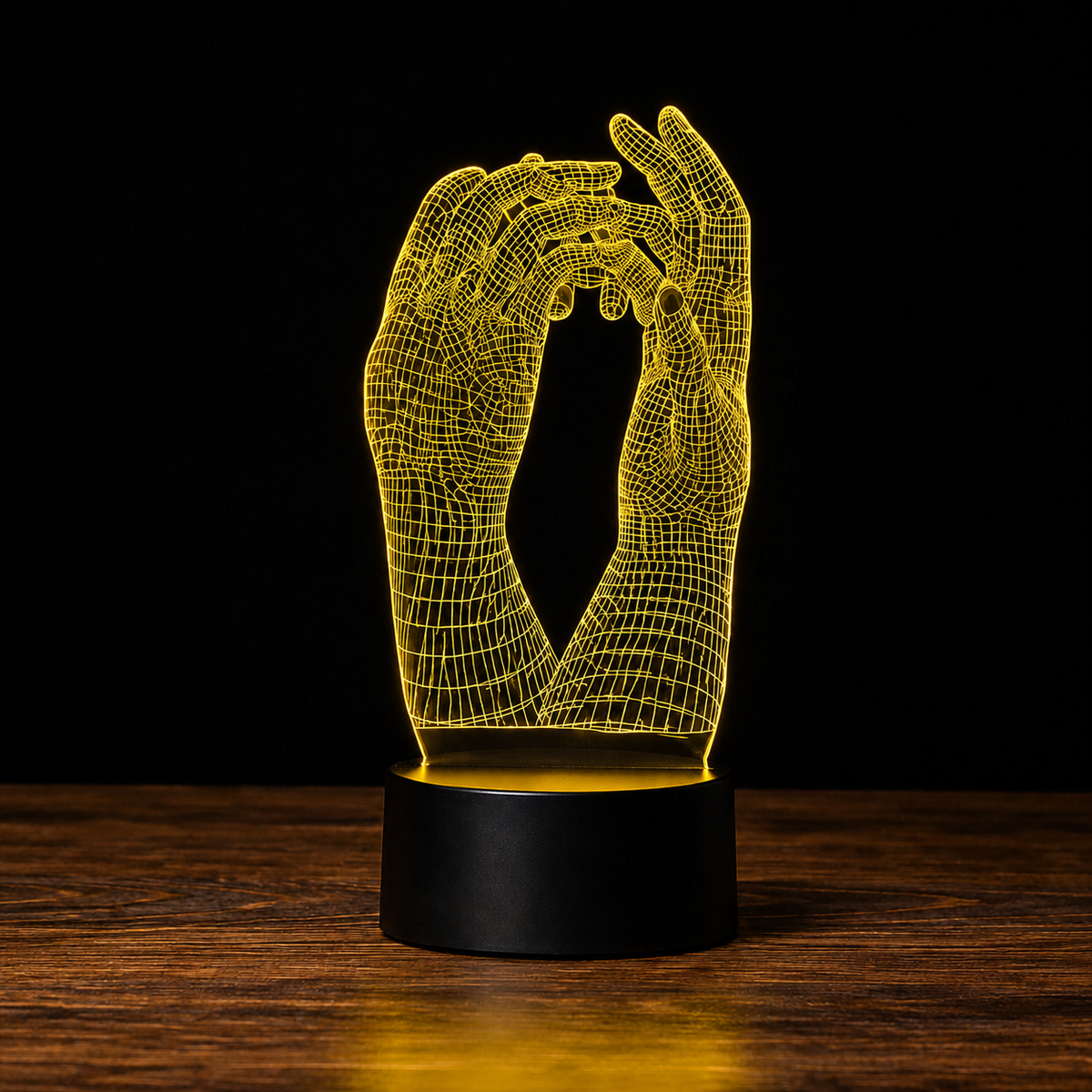Lampe Amour 3D — Veilleuse LED Multicolore