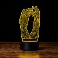 Lampe Amour 3D — Veilleuse LED Multicolore