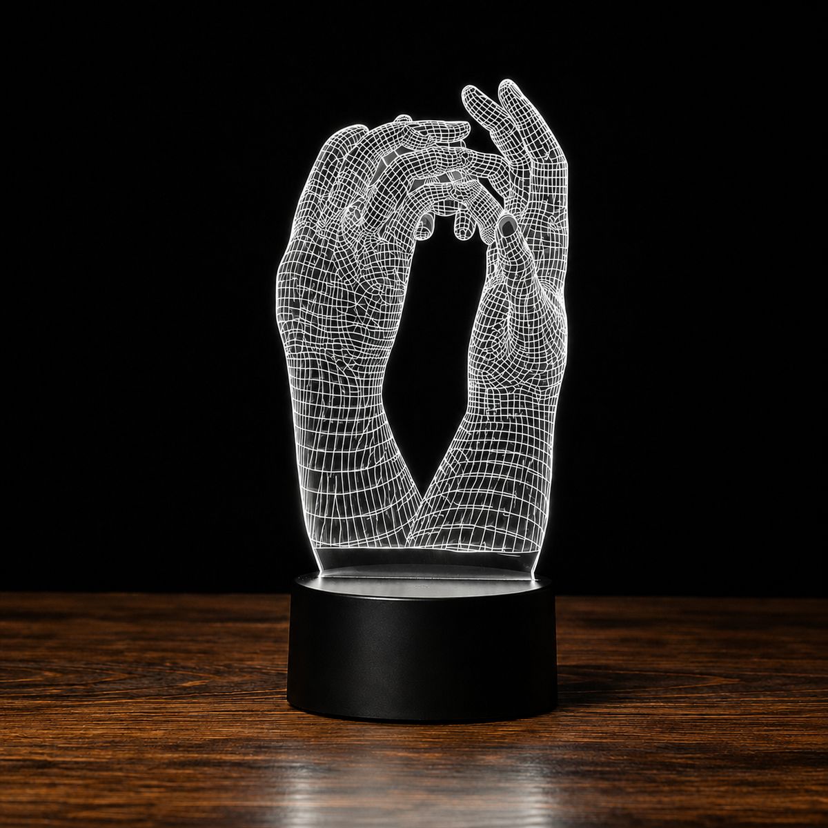 Lampe Amour 3D — Veilleuse LED Multicolore