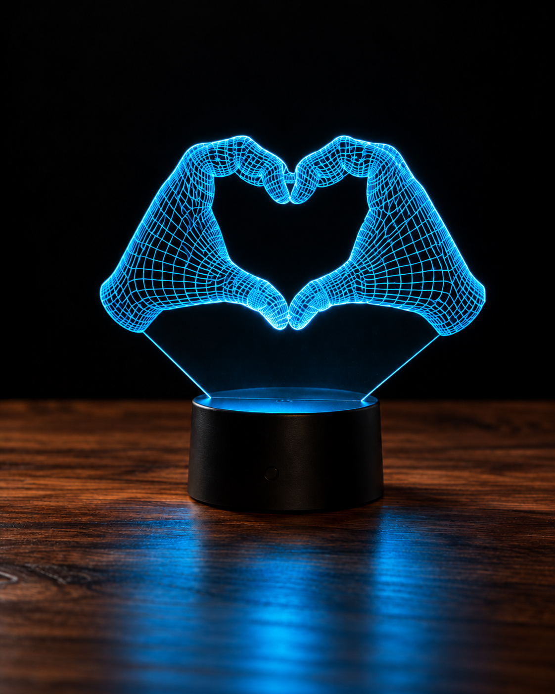 Lampe Amour 3D — Veilleuse LED Multicolore