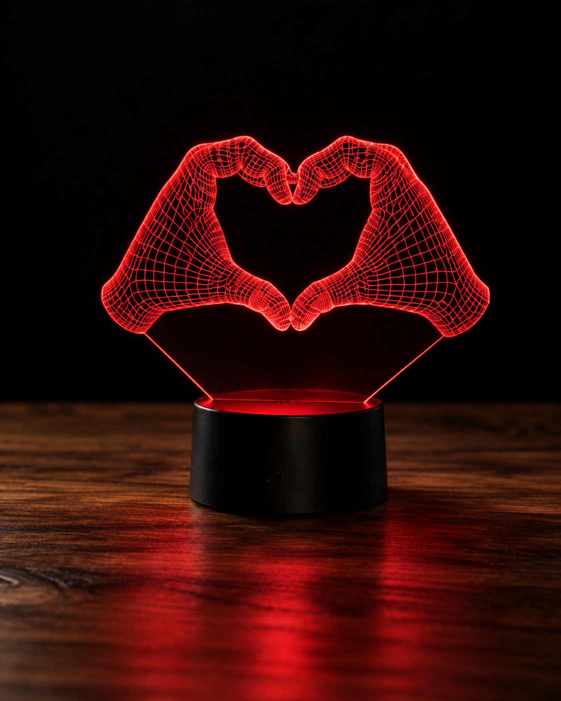 Lampe Amour 3D — Veilleuse LED Multicolore