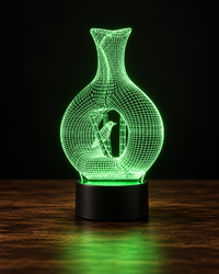 Lampe 3D Créative - Veilleuse LED Tactile