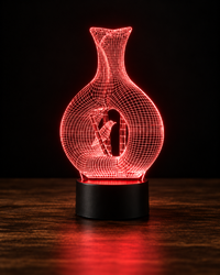 Lampe 3D Créative - Veilleuse LED Tactile