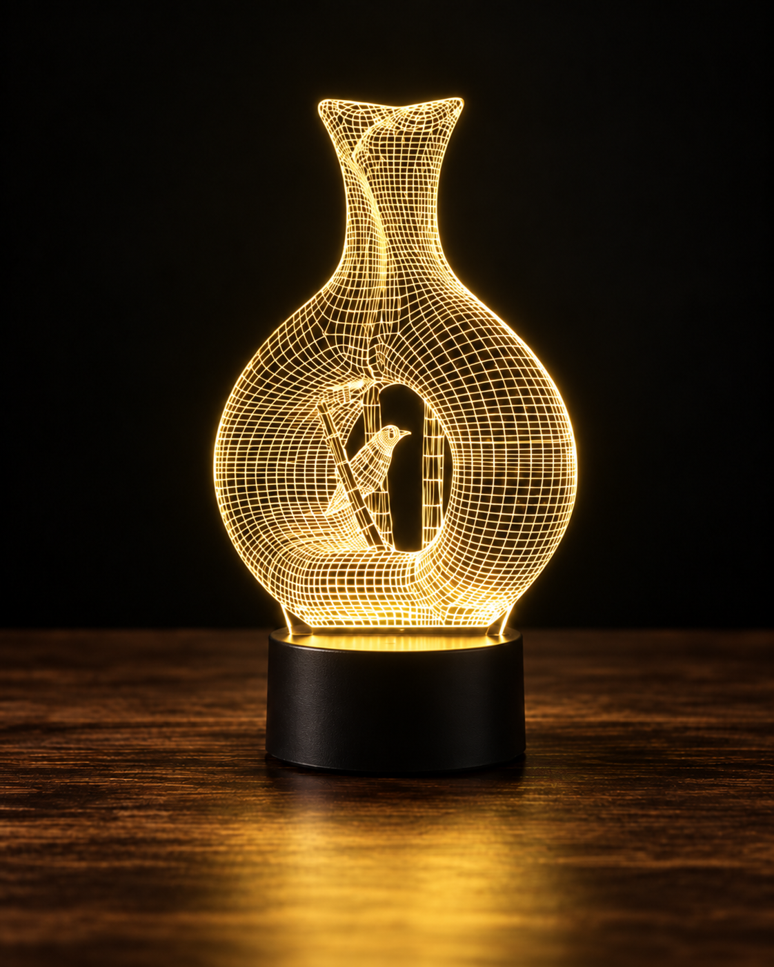 Lampe 3D Créative - Veilleuse LED Tactile