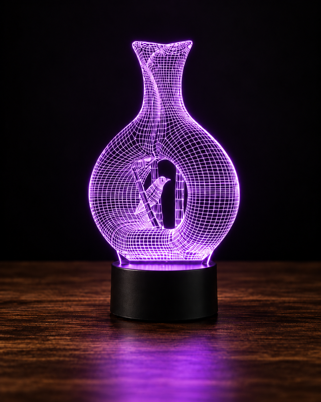 Lampe 3D Créative - Veilleuse LED Tactile