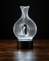 Lampe 3D Créative - Veilleuse LED Tactile