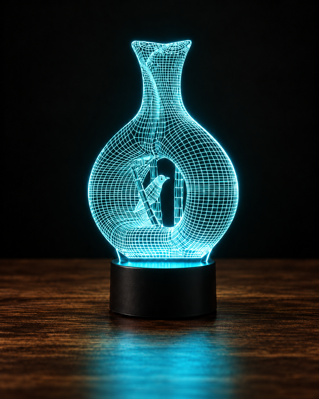 Lampe 3D Créative - Veilleuse LED Tactile