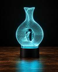 Lampe 3D Créative - Veilleuse LED Tactile