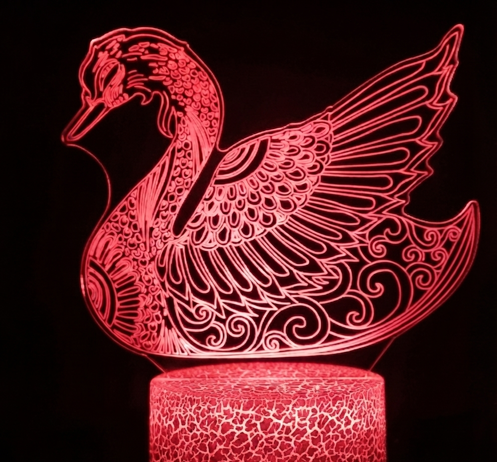 Cygne 3D Table Lamp LED Atmosphere