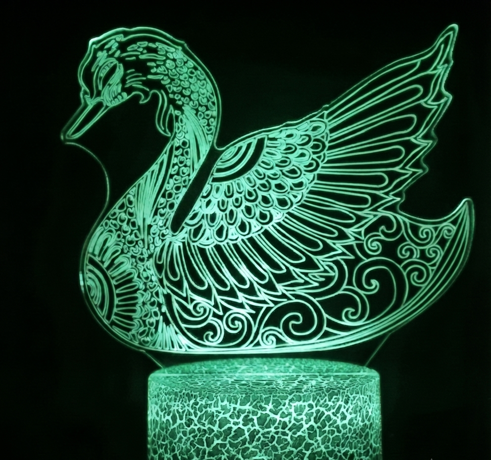Cygne 3D Table Lamp LED Atmosphere