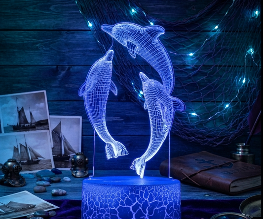 Dauphin 3D LED Night Light