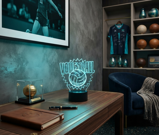 Volleyball 3d led night light