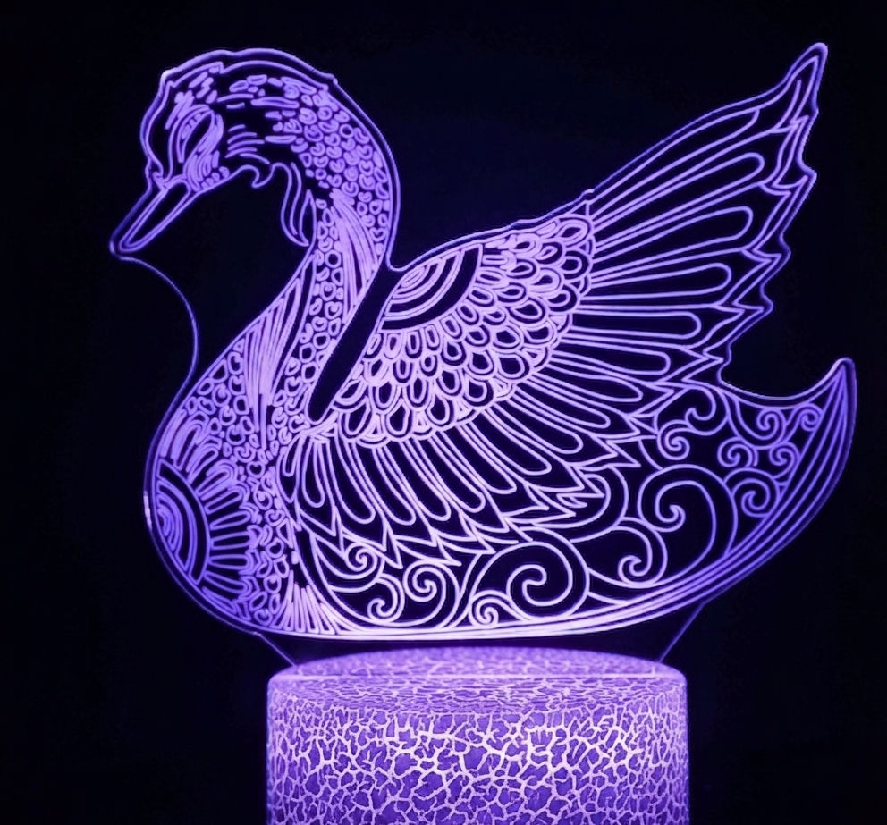 Cygne 3D Table Lamp LED Atmosphere