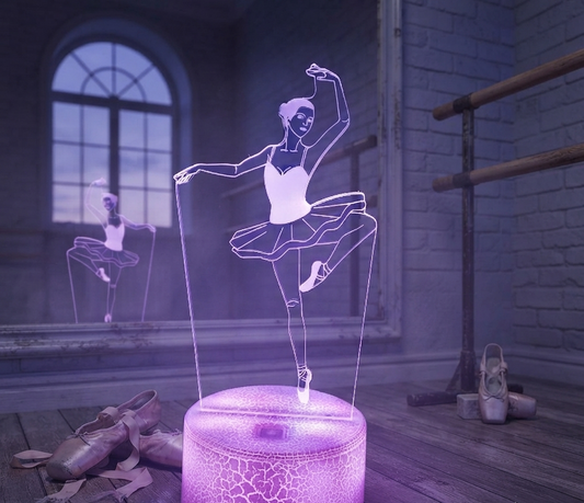 Ballet 3D Colorful Touch LED Visual Light