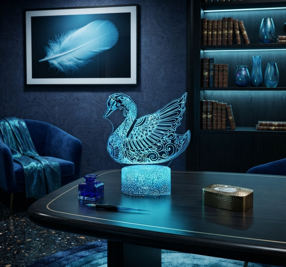 Cygne 3D Table Lamp LED Atmosphere