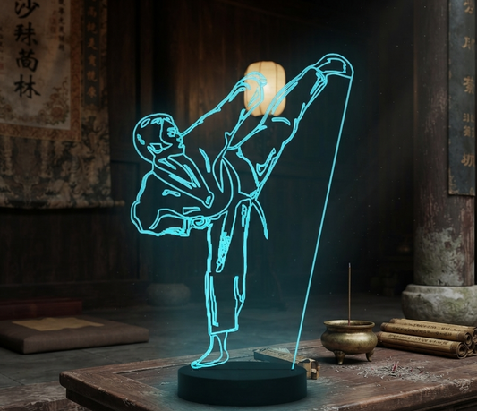 Lampe LED 3D Karaté
